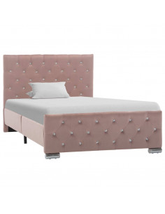 Giroletto Rosa in Velluto 100x200 cm 2