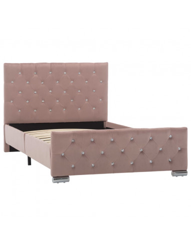 Giroletto Rosa in Velluto 100x200 cm