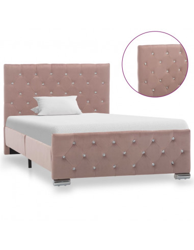 Giroletto Rosa in Velluto 100x200 cm