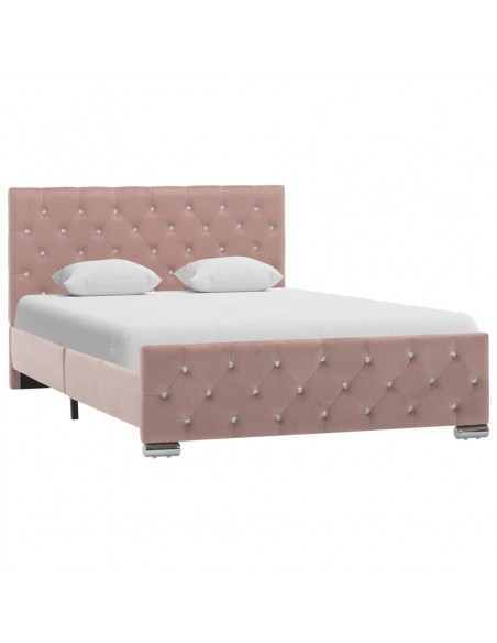 Giroletto Rosa in Velluto 120x200 cm