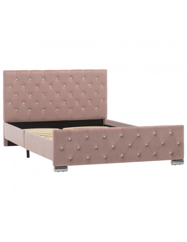 Giroletto Rosa in Velluto 120x200 cm