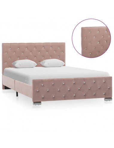 Giroletto Rosa in Velluto 120x200 cm