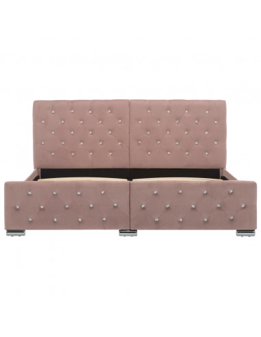 Giroletto Rosa in Velluto 160x200 cm