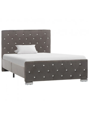 Giroletto Grigio in Velluto 100x200 cm