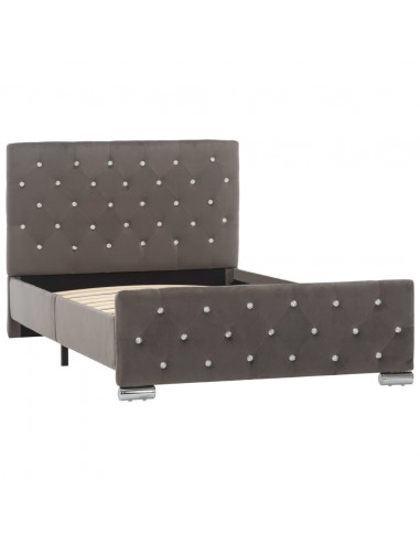 Giroletto Grigio in Velluto 100x200 cm