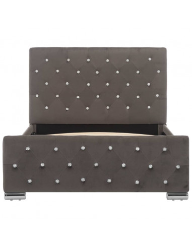 Giroletto Grigio in Velluto 100x200 cm