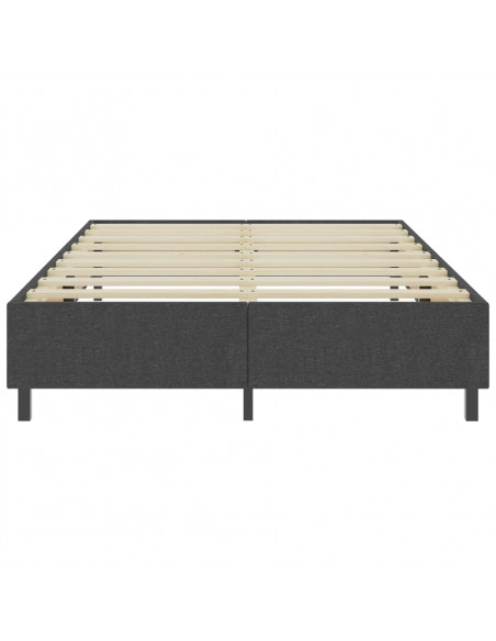 Letto a Molle Grigio in Tessuto 180x200 cm