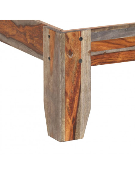 Giroletto in Legno Massello di Sheesham 200x200 cm