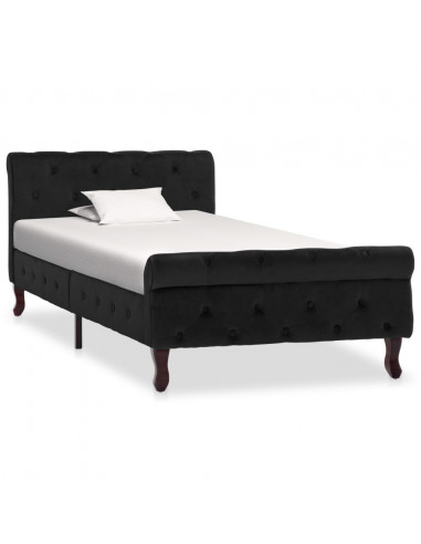 Giroletto Nero in Velluto 90x200 cm