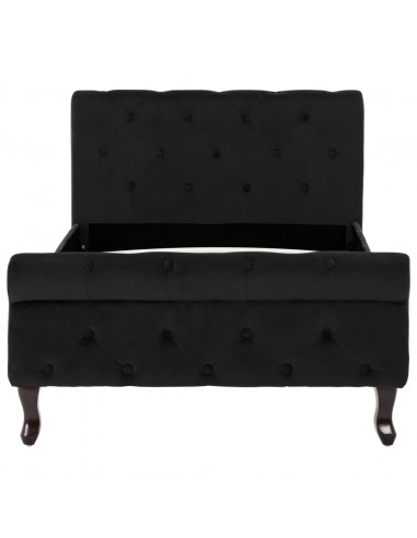 Giroletto Nero in Velluto 90x200 cm