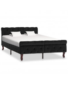 Giroletto Nero in Velluto 120x200 cm 2