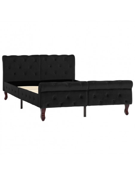 Giroletto Nero in Velluto 120x200 cm