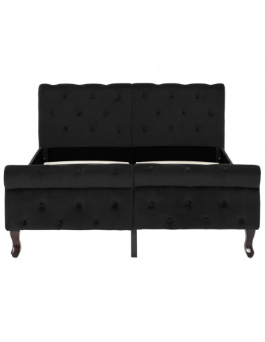 Giroletto Nero in Velluto 120x200 cm