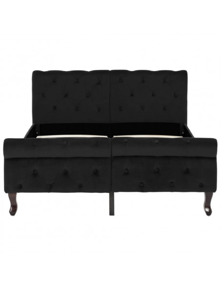 Giroletto Nero in Velluto 120x200 cm