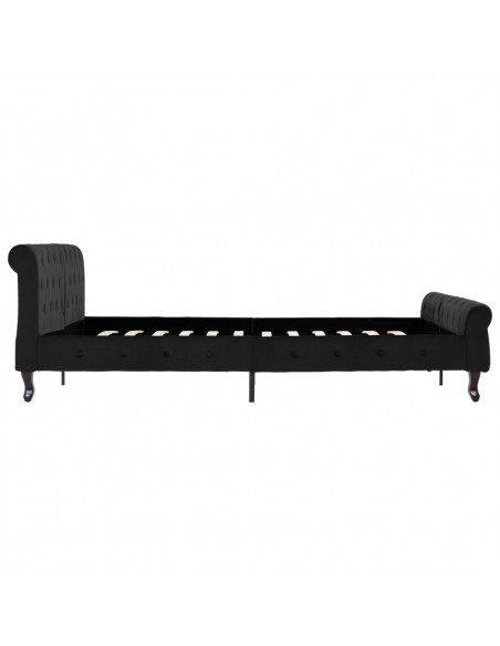 Giroletto Nero in Velluto 160x200 cm