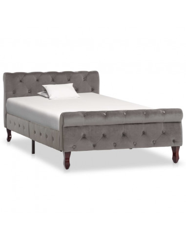 Giroletto Grigio in Velluto 100x200 cm