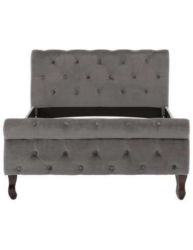 Giroletto Grigio in Velluto 100x200 cm