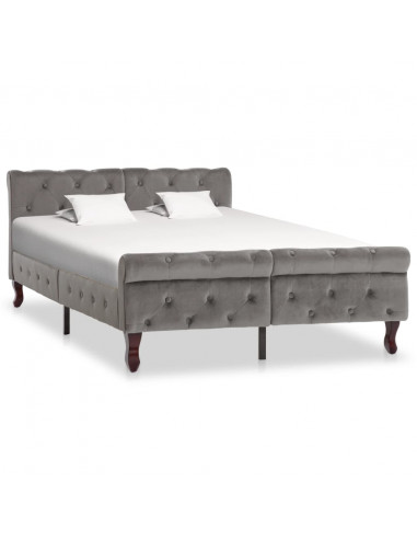 Giroletto Grigio in Velluto 120x200 cm