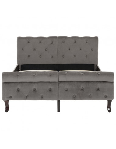 Giroletto Grigio in Velluto 120x200 cm