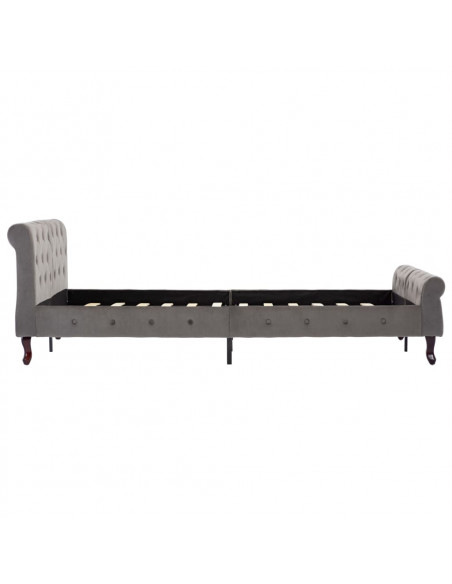 Giroletto Grigio in Velluto 120x200 cm