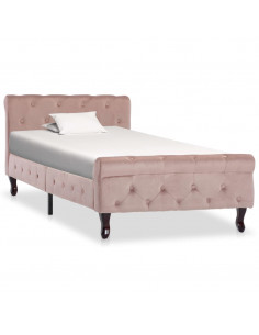 Giroletto Rosa in Velluto 90x200 cm 2