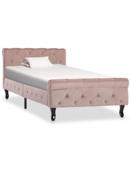 Giroletto Rosa in Velluto 90x200 cm