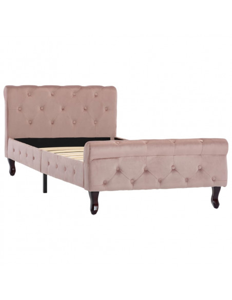 Giroletto Rosa in Velluto 90x200 cm