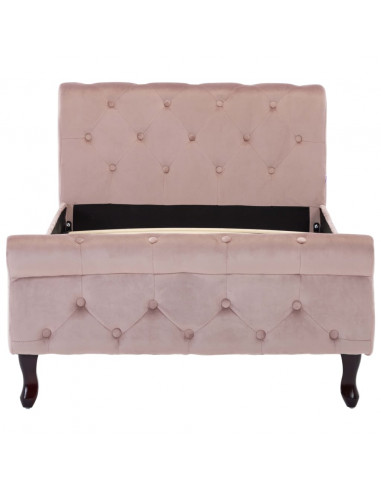 Giroletto Rosa in Velluto 90x200 cm