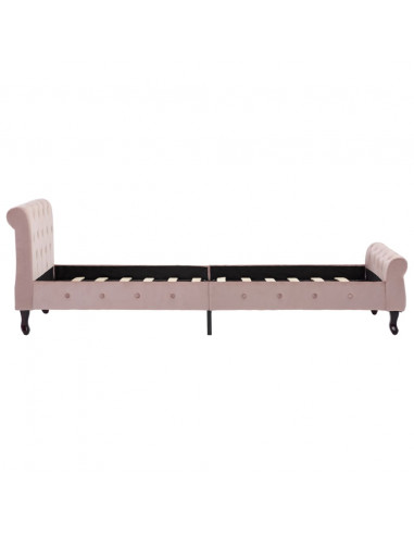 Giroletto Rosa in Velluto 90x200 cm