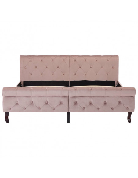 Giroletto Rosa in Velluto 160x200 cm