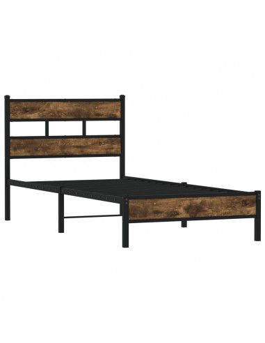 Giroletto senza Materasso con Testiera Rovere Sonoma 107x203cm