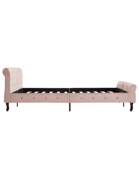 Giroletto Rosa in Velluto 160x200 cm