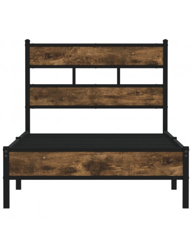 Giroletto senza Materasso con Testiera Rovere Sonoma 107x203cm