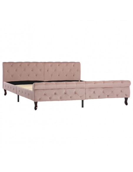 Giroletto Rosa in Velluto 180x200 cm