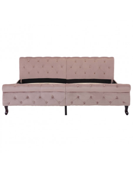 Giroletto Rosa in Velluto 180x200 cm