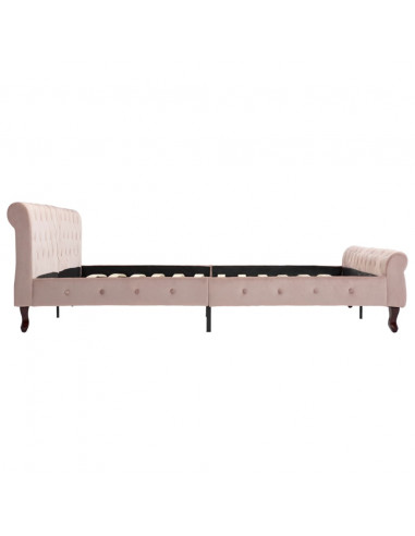 Giroletto Rosa in Velluto 200x200 cm