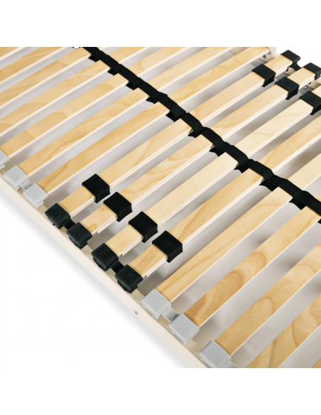 Reti a Doghe 2 pz 7 Zone con 28 Doghe in Legno 70x200 cm