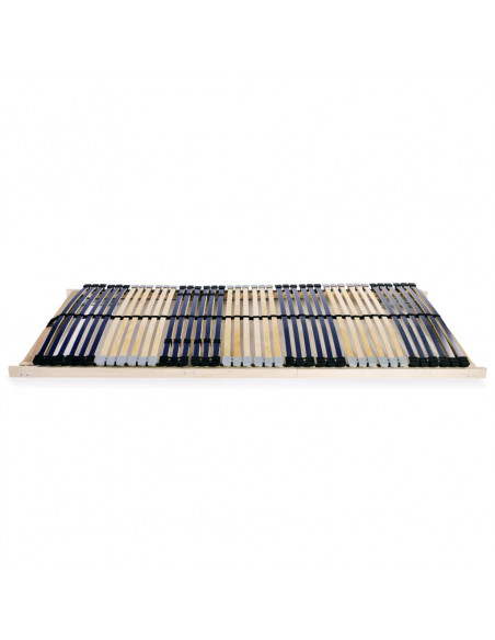 Reti a Doghe 2 pz 7 Zone con 42 Doghe in Legno 80x200 cm