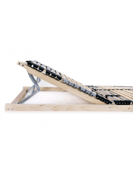 Reti a Doghe 2 pz 7 Zone con 42 Doghe in Legno 80x200 cm