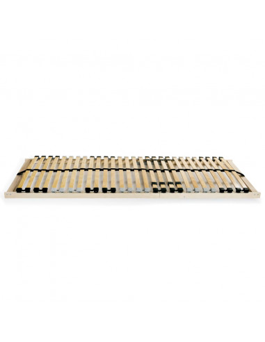 Reti a Doghe 2 pz 7 Zone con 28 Doghe in Legno 90x200 cm