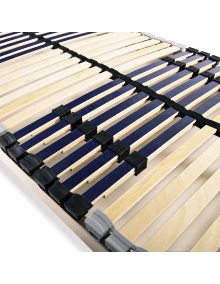 Reti a Doghe 2 pz 7 Zone con 42 Doghe in Legno 90x200 cm