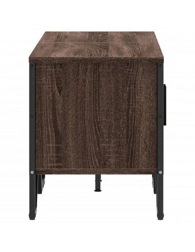 Mobile Porta TV Rovere Marrone 122x34x41cm in Legno Multistrato