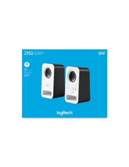 Logitech Z150 altoparlante Bianco Cablato 3 W