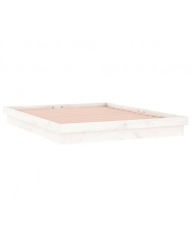 Giroletto con LED Bianco 200x200 cm in Legno Massello