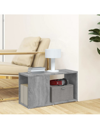 Mobile Porta TV Grigio Sonoma 60x24x32 cm in Legno Multistrato