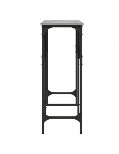 Tavolo Consolle Grigio Sonoma 140x29x75 cm in Legno Multistrato