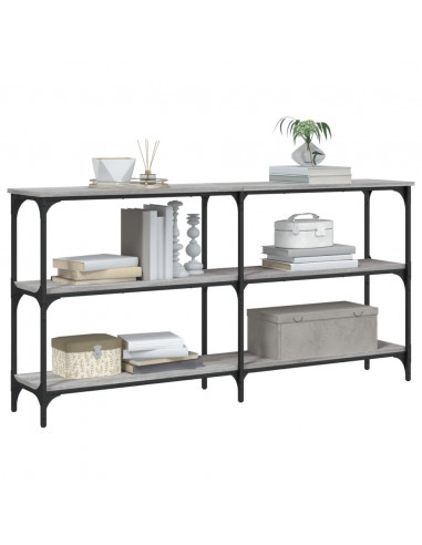 Tavolo Consolle Grigio Sonoma 150x29x75 cm in Legno Multistrato