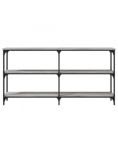 Tavolo Consolle Grigio Sonoma 150x29x75 cm in Legno Multistrato