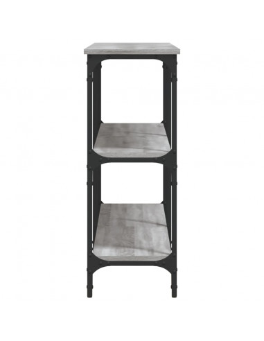 Tavolo Consolle Grigio Sonoma 150x29x75 cm in Legno Multistrato