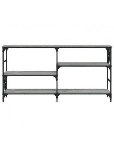 Tavolo Consolle Grigio Sonoma 150x29x76,5 cm Legno Multistrato